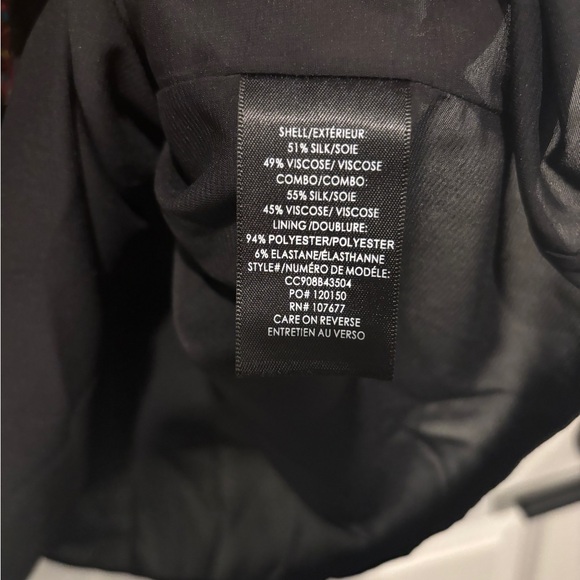 Alice + Olivia Julius Floral Flower Ruffle Dress Silk Black Multicolor Pattern - Picture 10 of 11